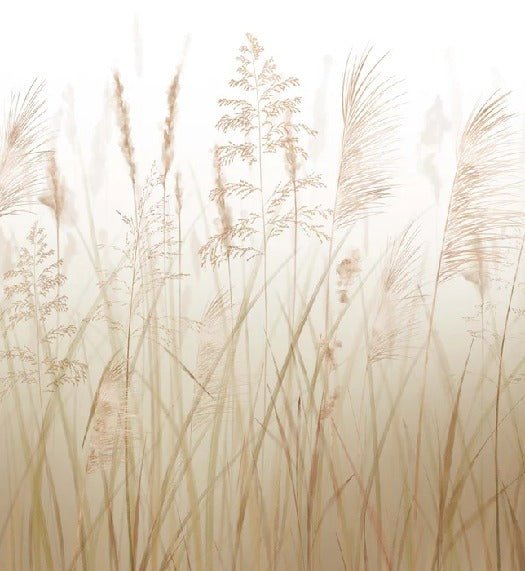 Papier peint fleur des champs de blé, XXL, tendance