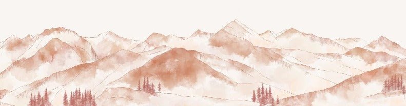 Papier peint restaurant montagne Aravis, XXL, tendance