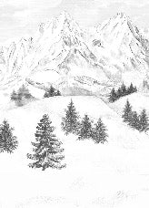 Tapete Berggipfel von Chamonix