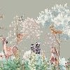 Tapete Kinderzimmer Natur magisch Salbei