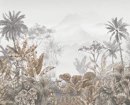 Tapete Trend Tropical Sepia