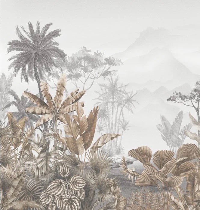 Tapete Trend Tropical Sepia