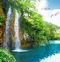Tapete Wasserfall Entspannung