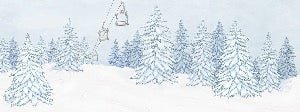 Papier peint montagnes télécabine bleu, XXL, tendance
