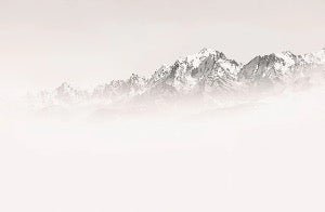 Tapete Nebliger Morgen Mont Blanc