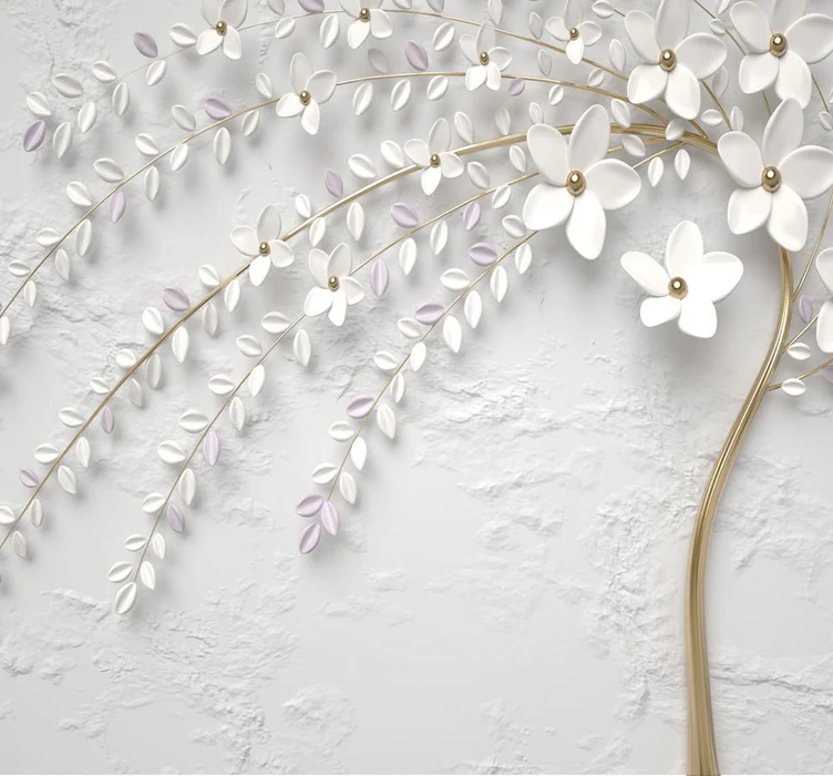 Monochromes Papier Jungle Feuille – H 250 cm x B 275 cm – Material Softouch