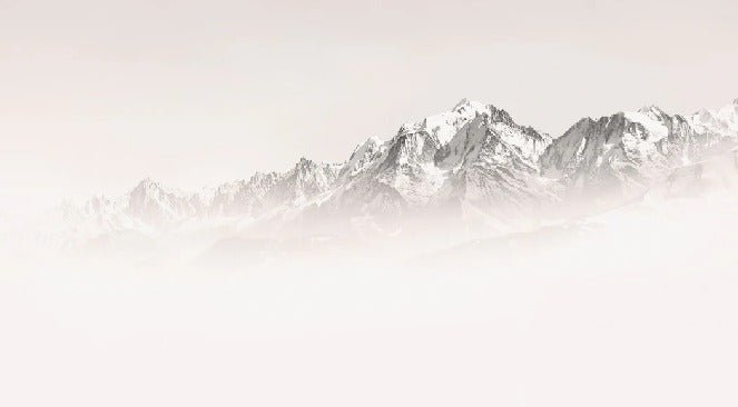 Tapete Nebliger Morgen Mont Blanc