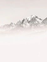 Tapete Nebliger Morgen Mont Blanc