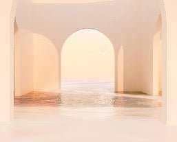 Panorama-Tapete Design sunset arch