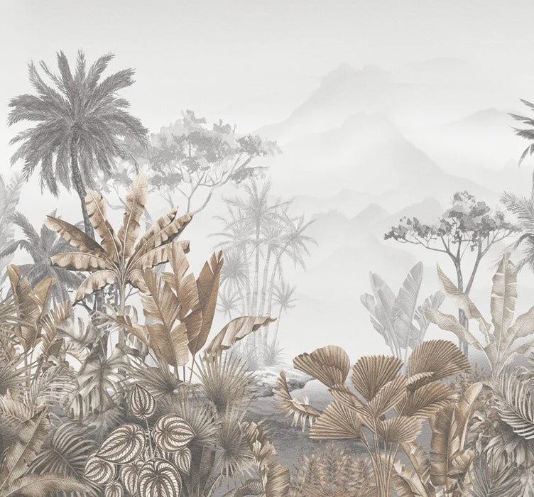 Tapete Trend Tropical Sepia