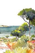 Panorama-Tapete Sommerluft