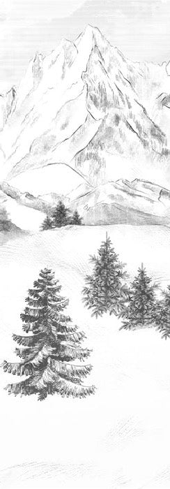 Tapete Berggipfel von Chamonix