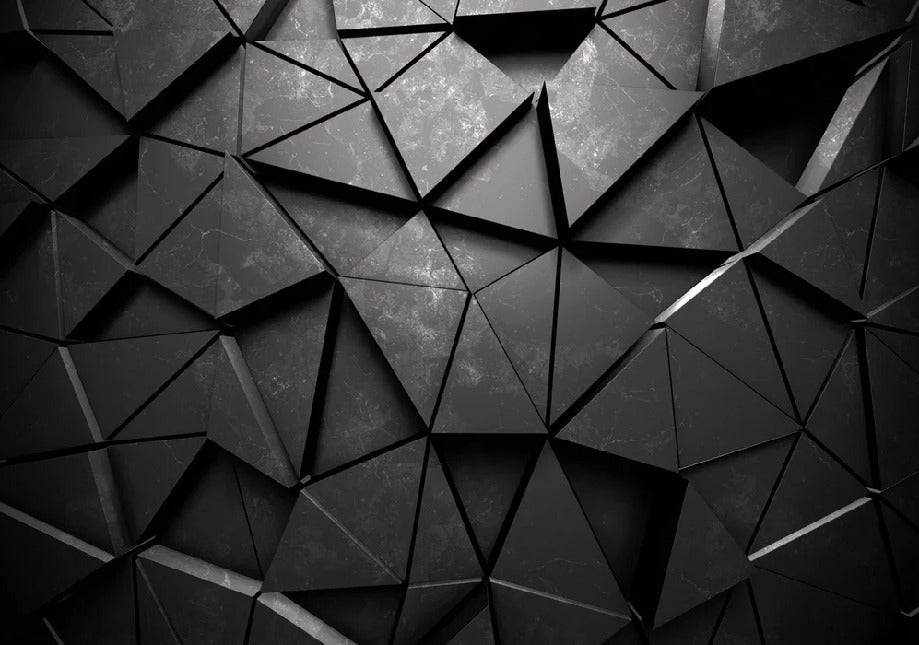 3D-Tapete Black Perspective