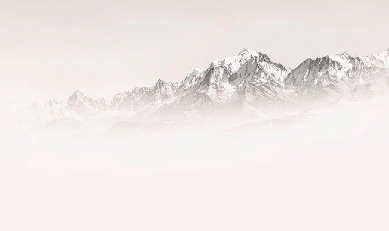 Tapete Nebliger Morgen Mont Blanc
