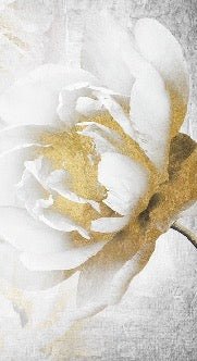 Tapete Blume Gold
