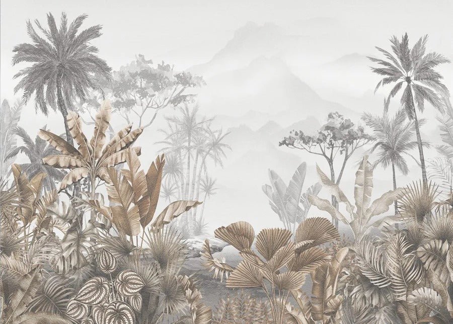 Tapete Trend Tropical Sepia