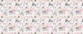 Tapete Blume Zartes Aquarell