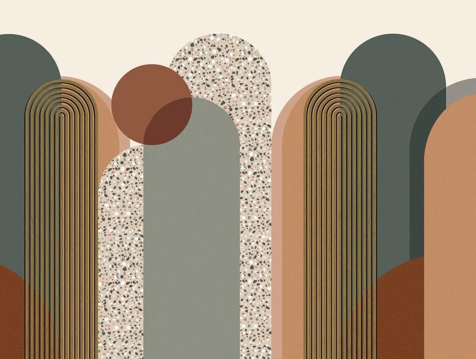 Papier peint Art déco graphique tendance, XXL, tendance