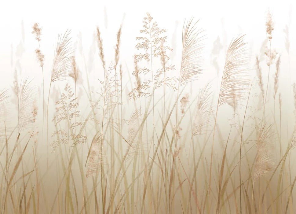 Papier peint fleur des champs de blé, XXL, tendance