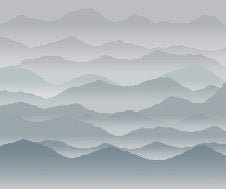 Panorama-Tapete cimes mist