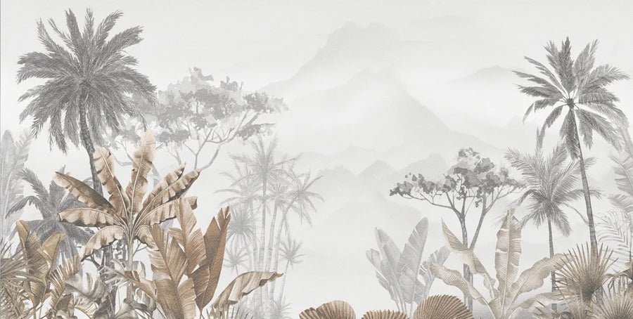 Tapete Trend Tropical Sepia