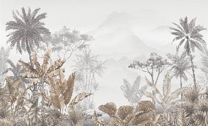 Tapete Trend Tropical Sepia