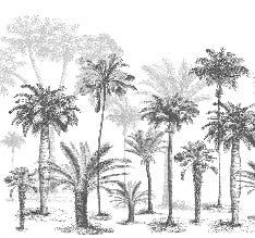 Tapete Jungle Black & White