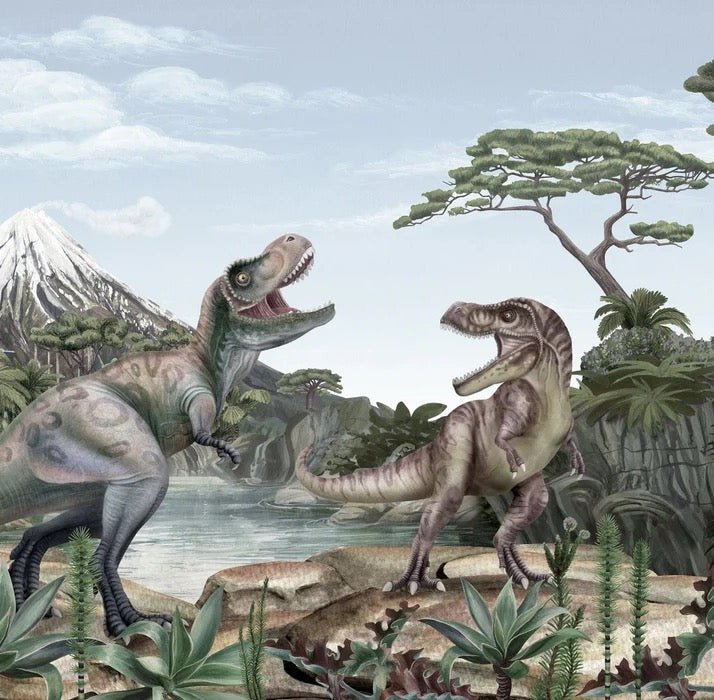 Tapete Welt der Dinosaurier
