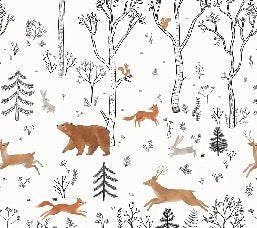 Papier peint enfant esprit de la forêt, XXL, tendance