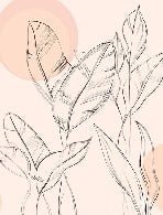 Tapete Anmutige Flora