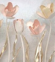 Papier peint panoramique Tulipes 3D, XXL, tendance