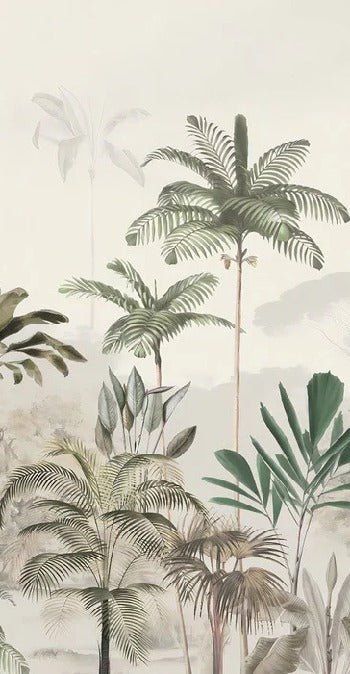 Papier peint panoramique jungle eden vert, XXL, tendance