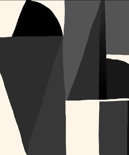 Tapete Memphis Stil schwarz