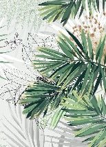 Natur-Panorama-Tapete green palm