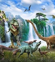 Tapete Dinosaurier 3D