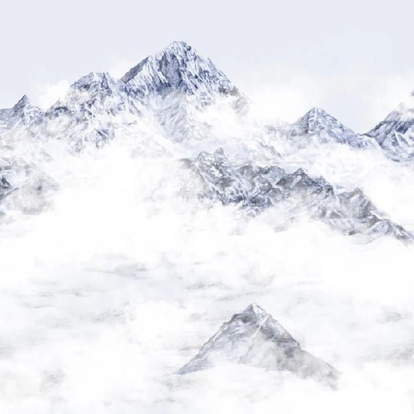 Tapete Mount Everest blau
