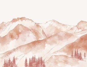 Tapete Bergkette Aravis