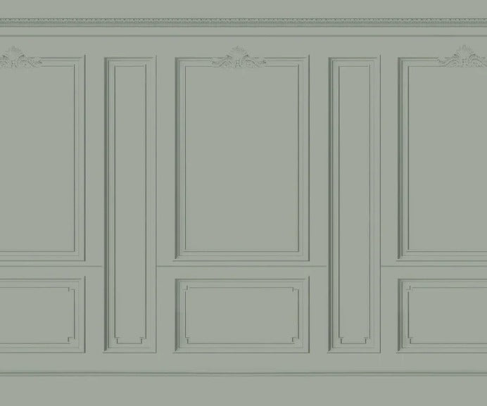 Papier peint Haussmann Vert de gris, XXL, tendance