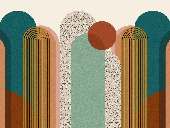 Tapete Art Pop Deco Grafik Trend
