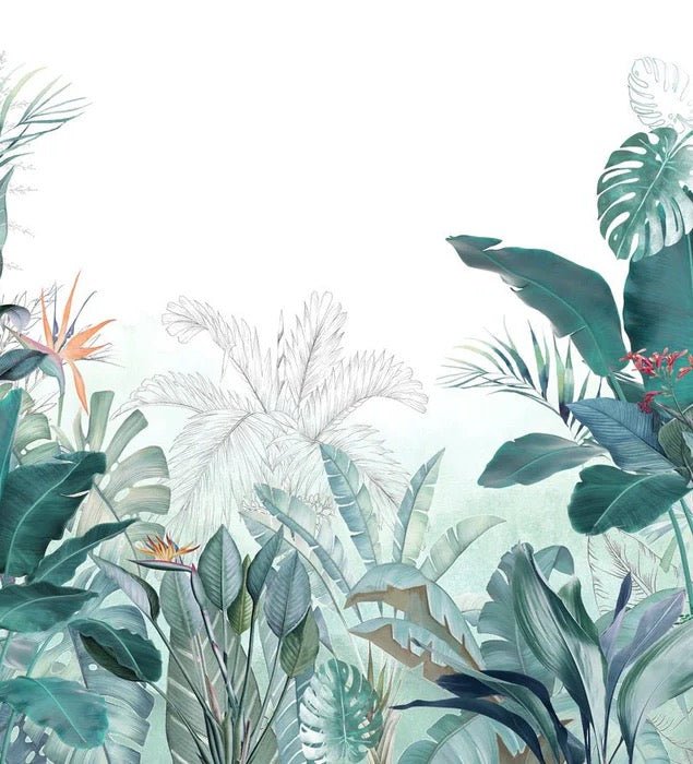 Papier peint panoramique tropical quintessence, XXL, tendance