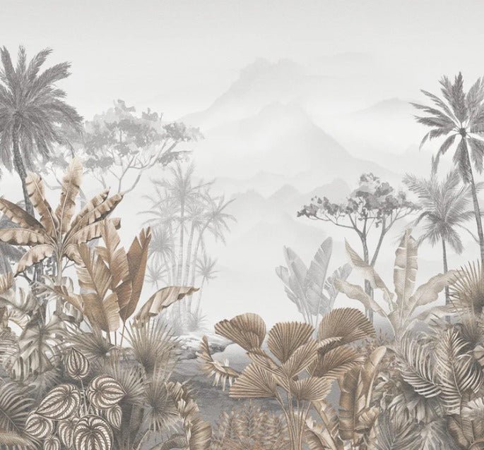 Tapete Trend Tropical Sepia