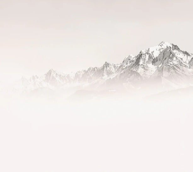 Tapete Nebliger Morgen Mont Blanc