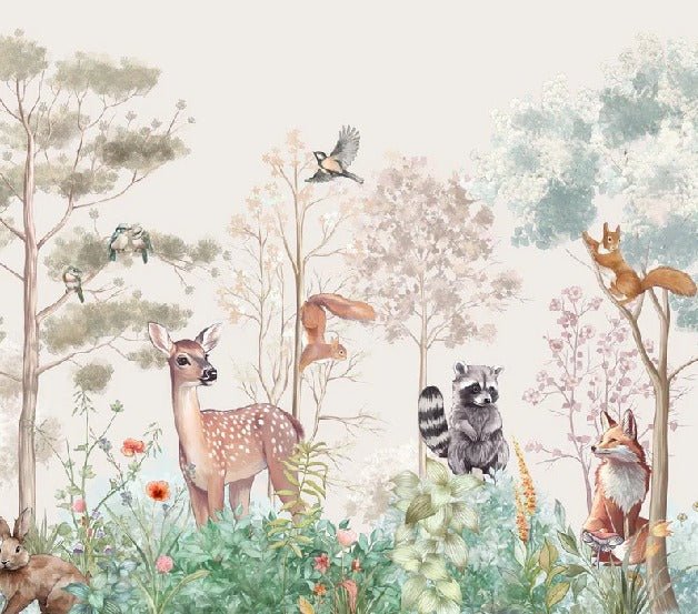Papier peint chambre enfant nature magique beige, XXL, tendance