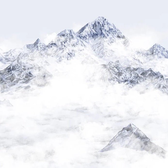 Tapete Mount Everest blau