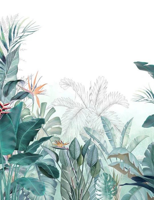 Papier peint panoramique tropical quintessence, XXL, tendance