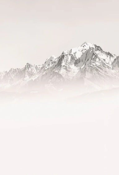 Tapete Nebliger Morgen Mont Blanc