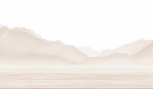 Papier peint Annecy et son lac paisible beige, XXL, tendance