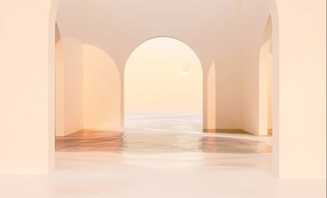 Panorama-Tapete Design sunset arch