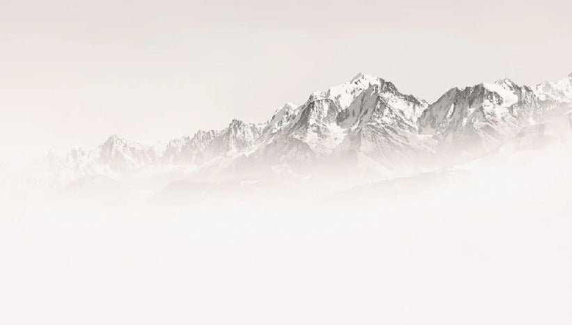 Tapete Nebliger Morgen Mont Blanc