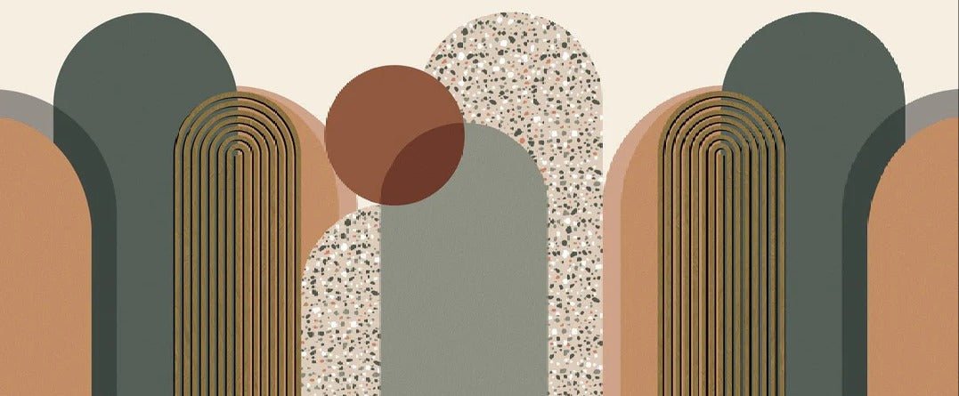 Papier peint Art déco graphique tendance, XXL, tendance